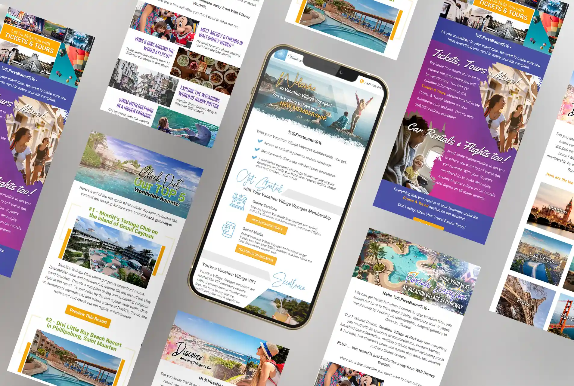 Portfolio - Email Marketing - Vacation Village Voyages