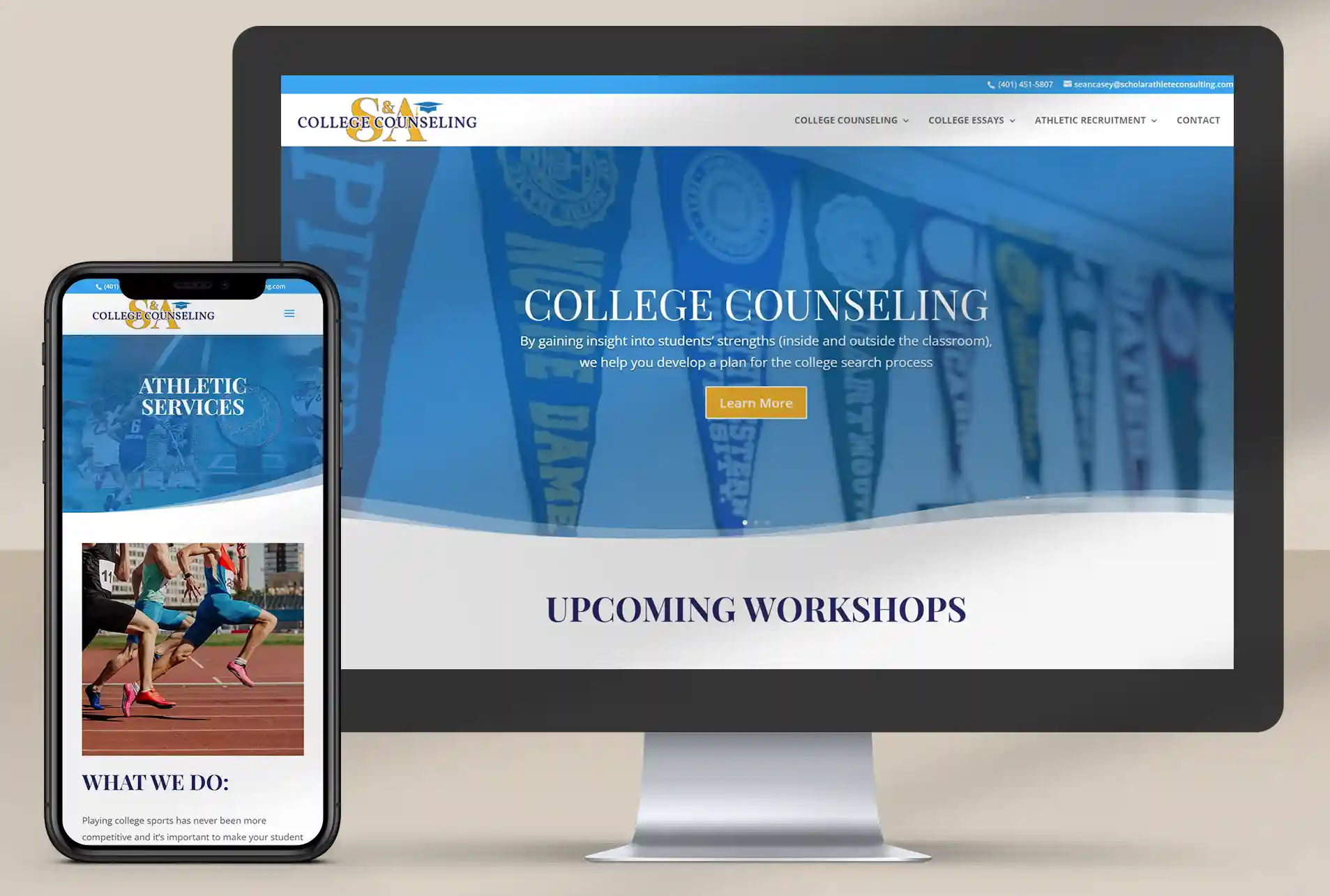 Portfolio - Web Design - S&A College Counseling